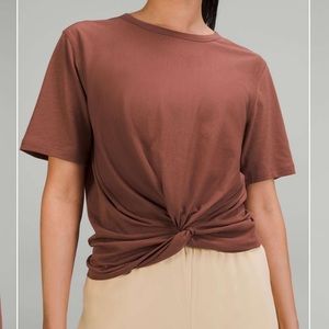 Lululemon Crescent Tee Ancient Copper, size 6